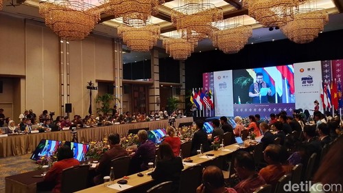 Pembukaan gelaran Asean Working Group on Intellectual Property Cooperation (AWGIPC) ke-78 di Padma Legian. Badung, Bali, Senin (6/4/2026).