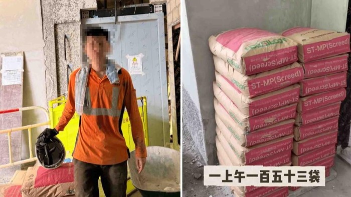 Pemuda di China pilih bekerja paruh waktu sebagai kuli bangunan.