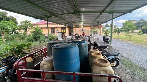 Polda NTB amankan barang bukti penyelewengan BBM subsidi di Sumbawa, Senin (6/4/2026). (Foto : Dok Polda NTB).