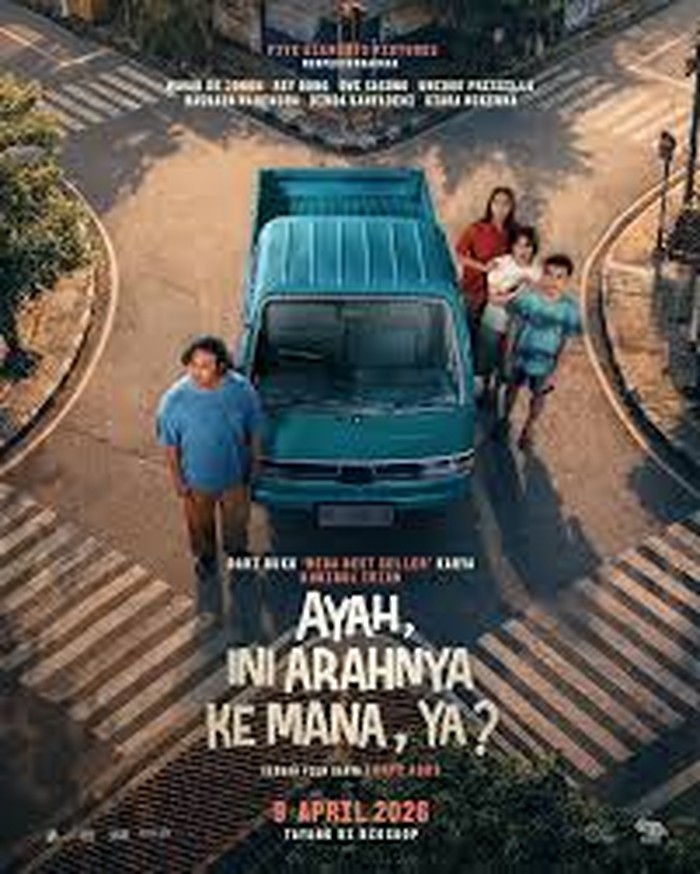 Poster Film, Ayah, Ini Arahnya ke Mana, Ya?