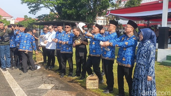 Prosesi purna tugas ASN di Kabupaten Tasikmalaya