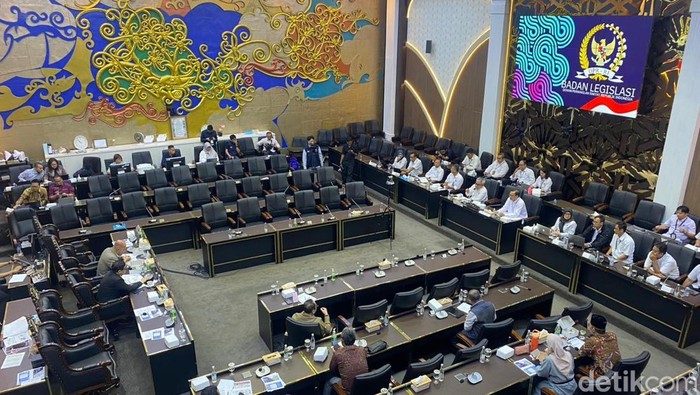 Rapat dengar pendapat (RDP) di DPR. (Dwi Rahmawati/detikcom)