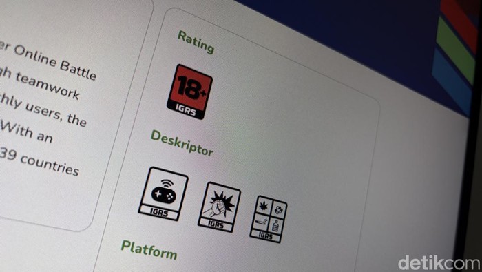 Rating Game IGRS Komdigi