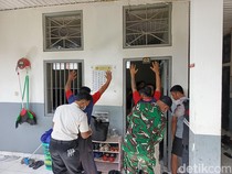 Petugas Gabungan Gelar Razia-Tes Urine Massal di Rutan Negara
