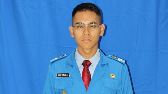 Siswa SMA Taruna Nusantara Magelang, Rafif Farand Hardjanto.