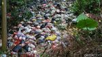 Bau Menyengat! Sampah Menumpuk di Sekitar Stasiun Jurangmangu