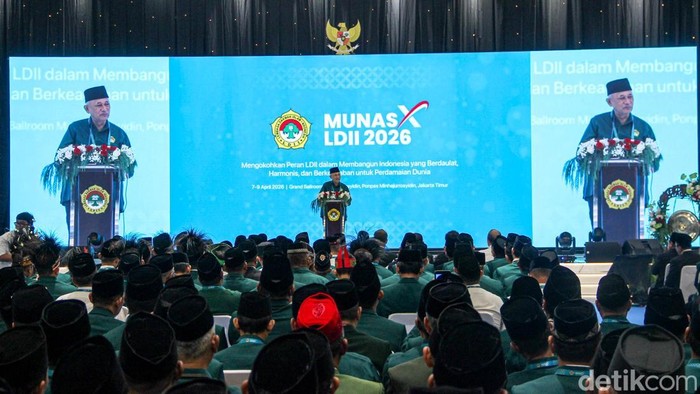 DPP Lembaga Dakwah Islam Indonesia (LDII) menggelar Musyawarah Nasional (Munas) X di Pondok Pesantren Minhajurosyidin, Jakarta Timur, Selasa (7/4/2026). Forum ini menjadi momentum evaluasi kinerja sekaligus perumusan arah program ke depan.