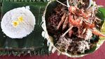 Inayah Wahid Kulineran Seru, Cicip Ayam Betutu dan Jajan Durian