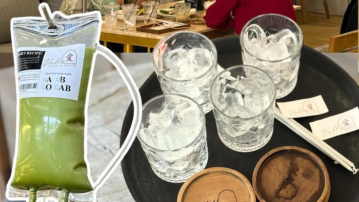 Kafe di Batam tawarkan menu unik berupa sajian minuman dalam kemasan infus