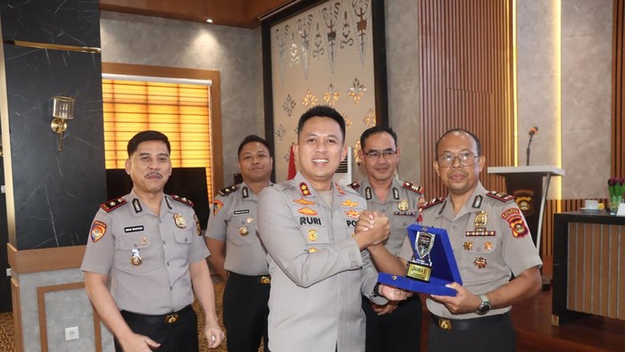 Kapolres Muba AKBP Ruri Prastowo memimpin Rapat Gelar Operasional (GO) Triwulan I Tahun 2026