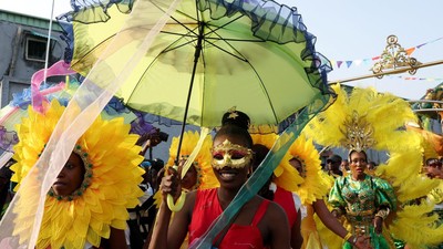 Colorful! Karnaval Fanti Lagos Rayakan Warisan Afro-Brasil