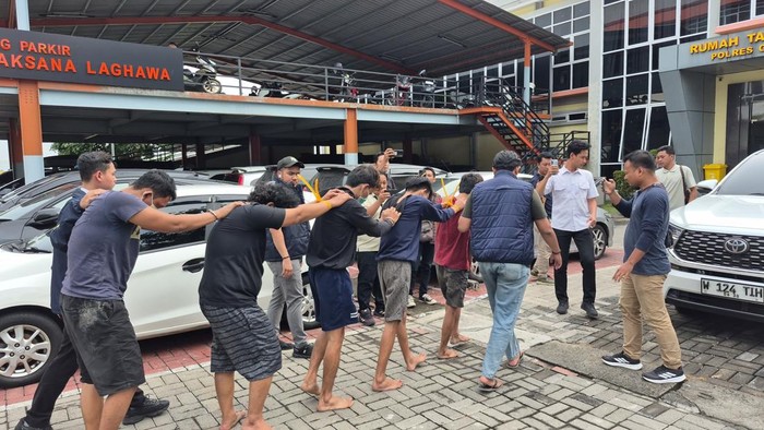 Komplotan pencuri kabel travo antarkota di Jatim diringkus Polres Gresik