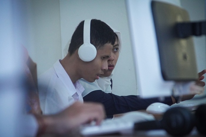 Murid SLB antusias mengikuti TKA