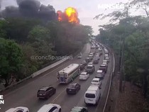 Video: Jembatan Amerika di Panama Ditutup gegara Truk Tangki Meledak