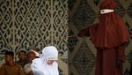 6 Terpidana di Banda Aceh Dihukum Cambuk, Kasus Zina hingga Judi
