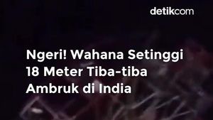 Video: Detik-detik Wahana Setinggi 18 Meter Ambruk di India