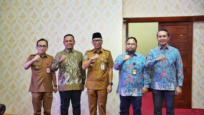 Pertamina melakukan pertemuan dengan Gubernur Lampung