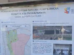 Video: Kapasitas Pompa Ancol Ditingkatkan Jadi 40 Ribu Liter Per Detik