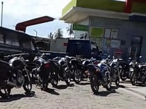 Heboh Antrean Motor Thunder di SPBU Bungi Pinrang, Polisi Usut