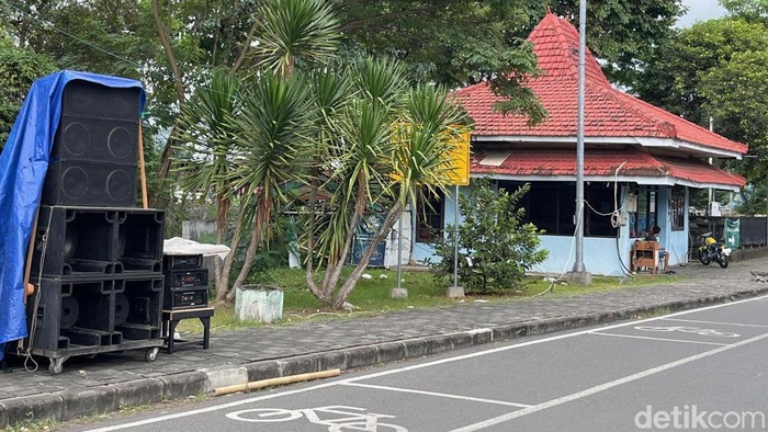 Tempat kejadian dugaan penganiayaan oleh bule Rusia terhadap warga Banyuwangi yang dipicu oleh suara sound system.