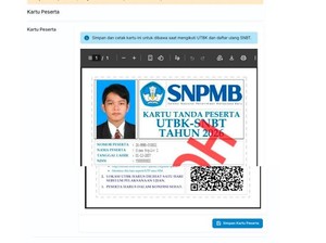 Jadwal Unduh Kartu Peserta UTBK SNBT 2026 Lengkap Panduannya, Simak!