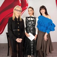 Momen Stylish Tasya Farasya saat Bertemu Meryl Streep dan Anne Hathaway