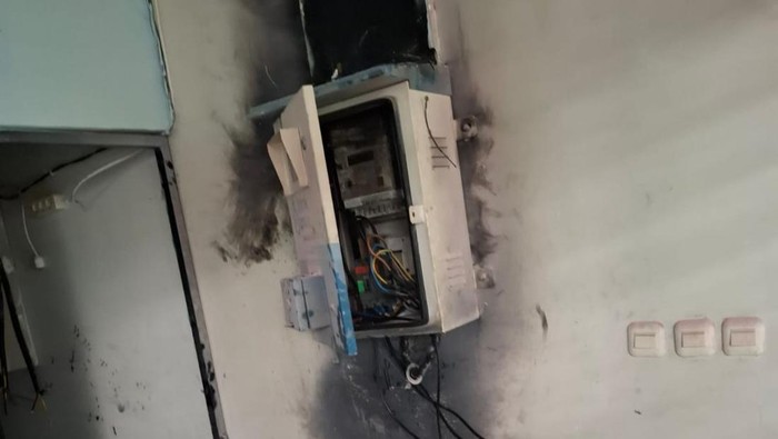 Instalasi listrik terbakar. (Dok. ist)