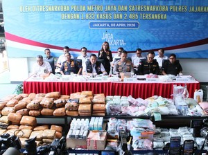 Polda Metro Ungkap 1.833 Kasus Narkoba, Wujudkan Asta Cita Presiden