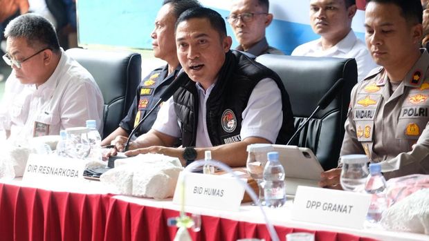 Jumpa pers Pengungkapan 1.833 Kasus Narkoba