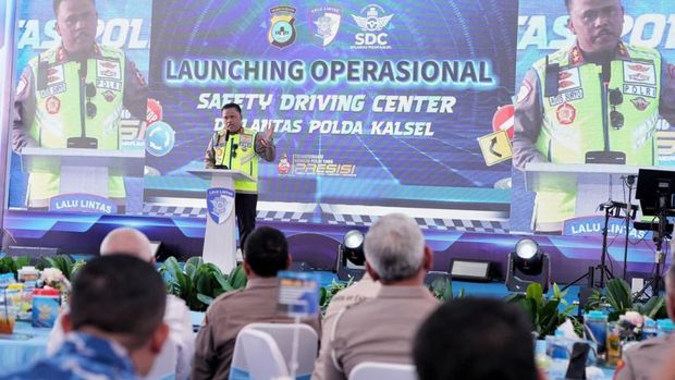 Kakorlantas Resmikan SDC Polda Kalsel