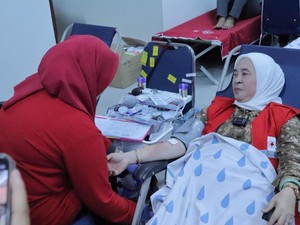 Ketua PMI Palembang Ajak Warga Jadikan Donor Darah Gaya Hidup