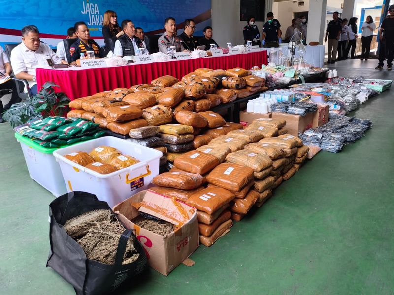 Konferensi pers di Polda Metro Jaya (Kurniawan/detikcom)