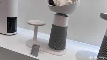 Menariknya, LG punya produk Puri Care yang membuat kucing kesayangan kalian nyaman. Foto: Agus Tri Haryanto/detikINET