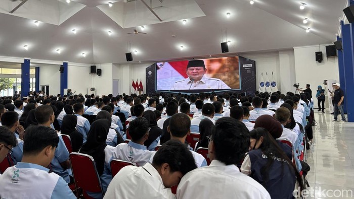 Menteri Ketenagakerjaan (Menaker) Yassierli resmi membuka Pelatihan Vokasi Nasional Batch 1 2026.  (Rachma/detikcom).