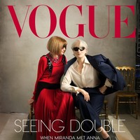 Saat Anna Wintour dan Meryl Streep Pose Bareng di Majalah Vogue