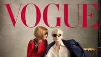 Saat Anna Wintour dan Meryl Streep Pose Bareng di Majalah Vogue