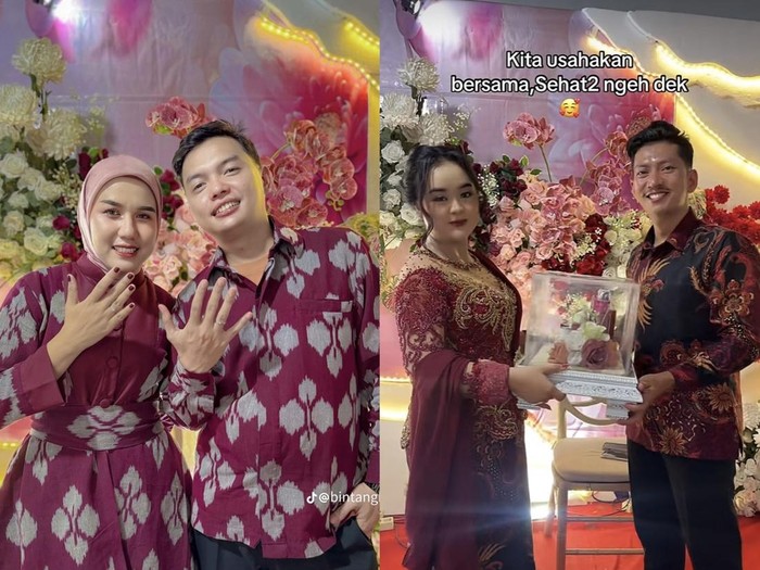 Momen lamaran ini viral karena tamu undangan tampil lebih heboh dari calon pengantin. Ini reaksi calon pengantin saat lamaran!