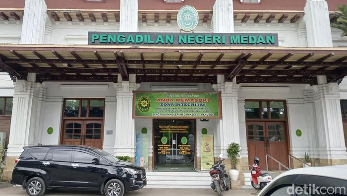 Gedung Pengadilan Negeri Medan, Rabu (8/4/2026)