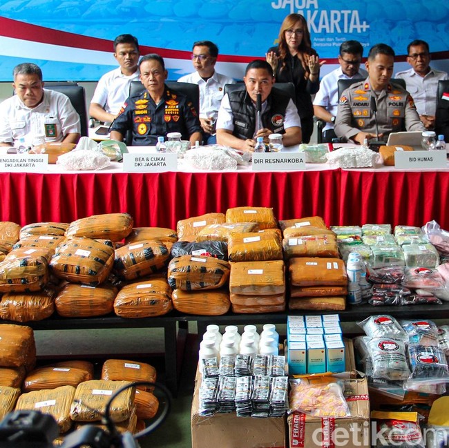 Polda Metro Jaya Musnahkan 712 Kg Narkoba Senilai Rp 280 Miliar