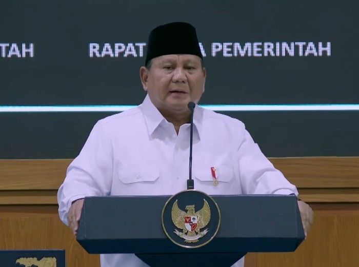 Presiden Prabowo Subianto (dok. YouTube Setpres)