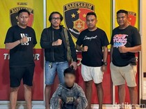 Nekatnya Pria Kupang Curi Helm Calon Anggota di Markas Polisi