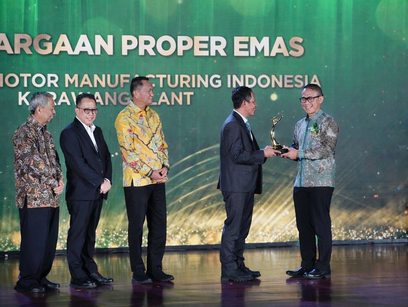PT TMMIN raih capaian positif dengan meraih penghargaan Program Penilaian Peringkat Kinerja Perusahaan (PROPER)  Emas dan PROPER Hijau tahun 2026 yang diselenggarakan oleh Kementerian Lingkungan Hidup.