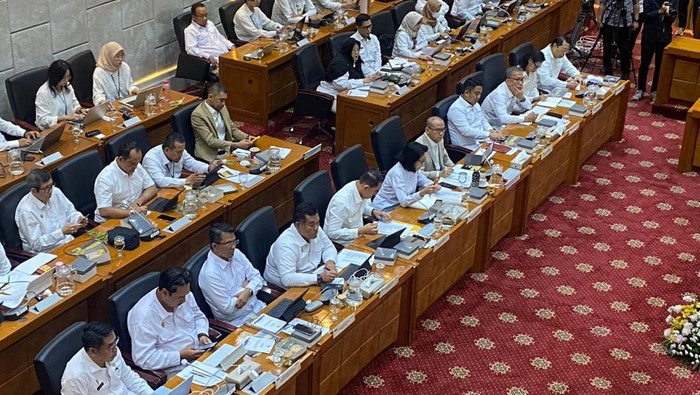 Rapat Komisi IX DPR bersama Menteri P2MI (Dwi/detikcom)
