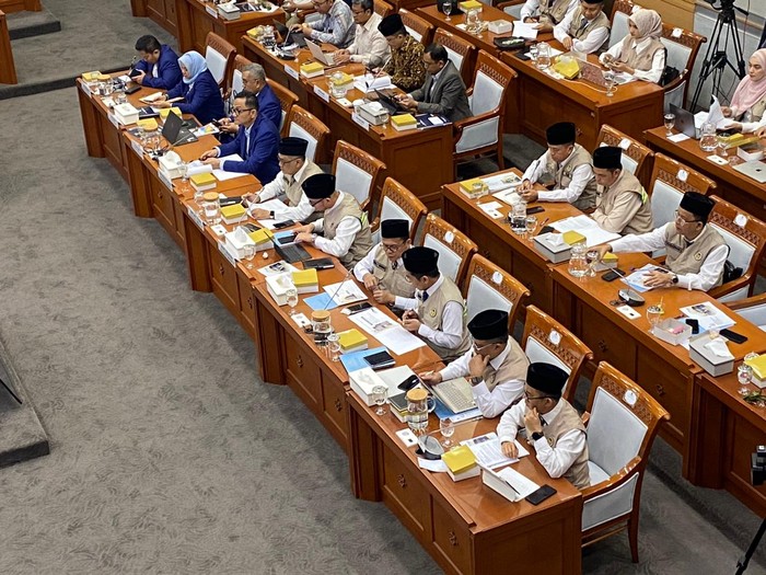 Rapat Komisi VIII DPR dengan Menteri Haji (Dwi/detikcom)