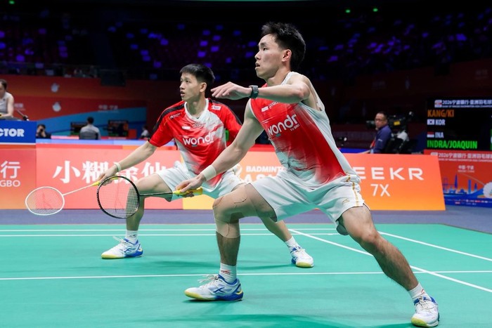 Raymond Indra/Nikolaus Joaquin di Kejuaraan Asia 2026