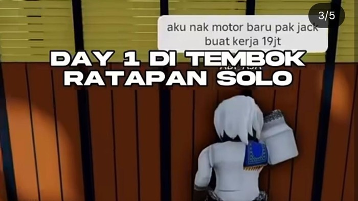 Replika rumah Jokowi muncul di game Roblox dengan nama Tembok Ratapan. Ajudan ceritakan respons Jokowi.