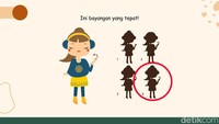 Siapa sangka bedanya cuma di rambut dan aksesori sepatu ya kan? Foto: Daffa/detikHealth