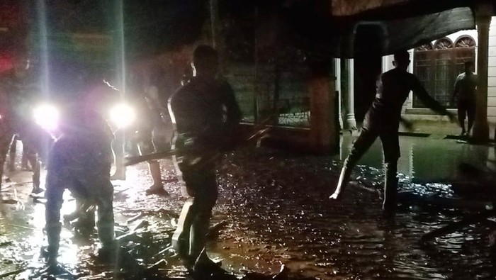 Banjir kembali landa Pidie Jaya, Aceh, Kamis (9/4/2026). (Dok Korem Lilawangsa)