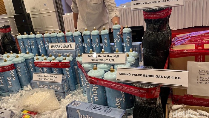 BPOM Temukan Peredaran Gas Tawa di Jakbar, Baby Whip Banyak Diincar Gen Z