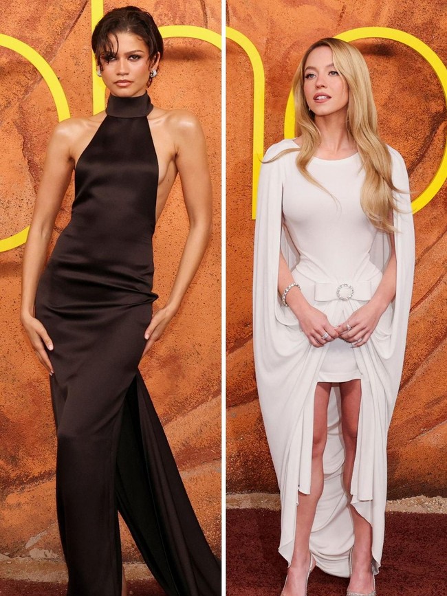 Foto: Adu Gaya Zendaya dan Sydney Sweeney di Premier Euphoria 3, Dikabarkan Tak Akur